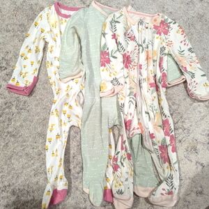 3-6 month girls pajamas